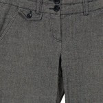Vorschaubild 5 von Damen Stoffhose Gr. 34/40 Grau Business Klassisch Fischgrätenmuster
