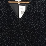 Vorschaubild 6 von & OTHER STORIES Cocktailkleid Damen 34/XS Schwarz Samt Wickelkleid Elegant