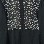 Vorschaubild 6 von Cocktailkleid Damen XS/34 Schwarz Spitze Elegant Party