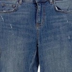 Vorschaubild 4 von Damen Jeans Straight Leg W26/34/XS Blau mit Seitenstreifen Casual