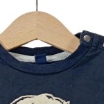Vorschaubild 5 von Langarmshirt Kinder Gr. 68 Blau mit Bär Logo Casual