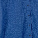 Vorschaubild 6 von Damen Bluse Einheitsgröße Blau Kurzarm Casual Grafisch