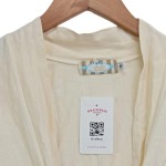 Vorschaubild 5 von Damen Strickjacke Gr. 38/M Beige Bohemian Vintage Cardigan