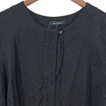 Vorschaubild 5 von Damen Blusenkleid Schwarz Gr. 40/L Viskose Hemdblusenkleid