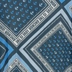 Vorschaubild 7 von Bluse Damen 3/4 Arm Gestreift Blau Gr. 38 M Baumwolle Modal