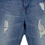 Vorschaubild 6 von Damen Destroyed Jeans Boyfriend W24/L32 Blau Casual