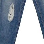 Vorschaubild 7 von Damen Destroyed Jeans Boyfriend W24/L32 Blau Casual