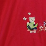 Vorschaubild 7 von Kinder T-Shirt Gr. 140 Rot mit Bär Blumen Stickerei Casual