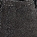 Vorschaubild 6 von Stiefelette Damen Gr. 40 Grau Wildleder Plateau Schlangenmuster Hoher Absatz