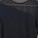 Vorschaubild 6 von Damen Sommerkleid Gr. 36/S Schwarz Mesh Reißverschluss Midikleid
