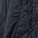 Vorschaubild 7 von Damen Bomberjacke Gr. 40/M Schwarz Elegant Vintage Rüschen Gesteppt