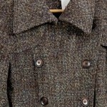 Vorschaubild 6 von Damen Wollmantel Gr. 34/S Grau Klassisch Elegant