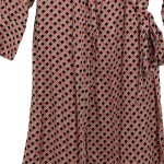 Vorschaubild 7 von Damen Strickkleid Wickelkleid Gr. 36/S Mehrfarbig Grafisch Elegant