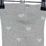 Vorschaubild 4 von Kinder Leggings Grau Herzen Gr. 80-92 Baumwolle Elasthan Casual
