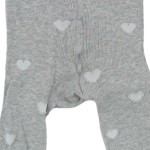 Vorschaubild 5 von Kinder Leggings Grau Herzen Gr. 80-92 Baumwolle Elasthan Casual