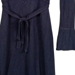 Vorschaubild 7 von Damen Festliches Wickelkleid Gr. 32/XXS Blau Glitzer Elegant