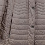 Vorschaubild 7 von Damen Steppmantel Grau Gr. 36/S Klassisch Elegant Übergangsjacke