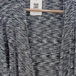 Vorschaubild 6 von Damen Strickjacke Cardigan Gr. 44/46 Grau Casual Meliert