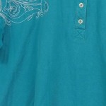 Vorschaubild 6 von Damen Poloshirt Gr. 46/3XL Blau Casual Basic Feminin