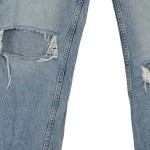 Vorschaubild 7 von Damen Destroyed Jeans W28/36 S Blau High Waist Casual Baumwolle