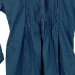 Vorschaubild 6 von Damen Hemdbluse Gr. 34/XS Blau Casual Vintage Baumwolle Langarm