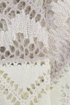 Vorschaubild 2 von Beige Elegant Vintage Tischdecke Blumenmuster Spitze Polyester