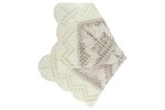 Vorschaubild 1 von Beige Elegant Vintage Tischdecke Blumenmuster Spitze Polyester