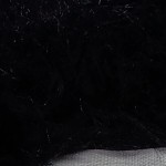 Vorschaubild 5 von Pullover Kinder Gr. 164 Schwarz Fuzzy Fell-Optik Kurzarm