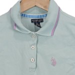 Vorschaubild 4 von U.S. POLO ASSN. Damen Poloshirt Grün Gr. 34/XS Casual Basic