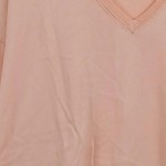 Vorschaubild 6 von Pullover Damen Rosa UNI 3/4-Arm Rippstrick Casual Viskose