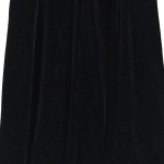 Vorschaubild 7 von Damen Freizeitkleid Samt Schwarz Gr. 32/XXS Elegant Vintage