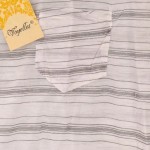 Vorschaubild 4 von Damen T-Shirt Basic Gestreift Weiß Gr. UNI S/M