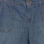 Vorschaubild 4 von Damen Mom Jeans Kali Chino Gr. 42/XL Blau Casual Denim