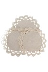Vorschaubild 1 von Platzset Beige Elegant Vintage Stoff Spitze Untersetzer Tischset Deko