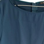 Vorschaubild 4 von Top Damen Blau Gr. 42/XL Polyester Uni Casual Ärmellos Reißverschluss
