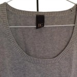 Vorschaubild 4 von Pullunder Damen Grau Gr. 42/XL Uni Casual Ärmellos