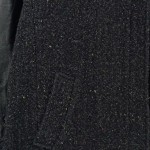 Vorschaubild 6 von Klassischer Mantel Damen 38/M Schwarz Leder Wolle