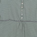 Vorschaubild 6 von Damen Freizeitkleid Gr. 36/S Grün Gestreift Baumwolle Klassisch