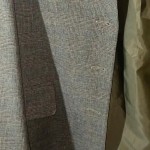 Vorschaubild 5 von Sakko Herren Braun Gr. 46/S Kariert Klassisch Langarm Business