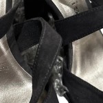 Vorschaubild 5 von Pumps Damen Gr. 36 Schwarz Elegant Riemchenschuhe
