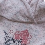Vorschaubild 5 von Kapuzenpullover Kinder Rosa Gr. 152 Polyester Tiermotive Schriftzug Casual