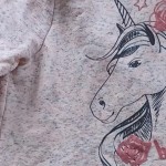 Vorschaubild 6 von Kapuzenpullover Kinder Rosa Gr. 152 Polyester Tiermotive Schriftzug Casual