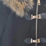 Vorschaubild 4 von Felljacke Damen Gr. 36/S Schwarz Casual
