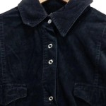 Vorschaubild 4 von Damen Freizeithemd Schwarz Gr. 34/XS Casual Baumwolle Strukturmuster