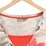 Vorschaubild 2 von Damen Langarmshirt 40/L Mehrfarbig Blumen Schriftzug Casual Feminin