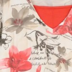 Vorschaubild 3 von Damen Langarmshirt 40/L Mehrfarbig Blumen Schriftzug Casual Feminin