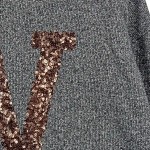 Vorschaubild 6 von Damen Sweatshirt Gr. 38/M Grau Pailletten W Casual