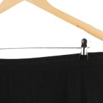 Vorschaubild 4 von Bleistiftrock Damen 44/XXL Schwarz Nadelstreifen Business Rock