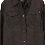Vorschaubild 3 von Jeansjacke Damen Jacke Gr. 38 Schwarz Baumwolle Stretch Casual