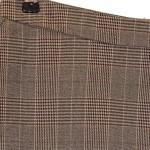 Vorschaubild 4 von Damen Faltenrock Gr. 40/L Braun Kariert Klassisch Elegant Midirock